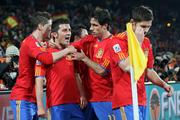David Villa montre la voie à l'Espagne
