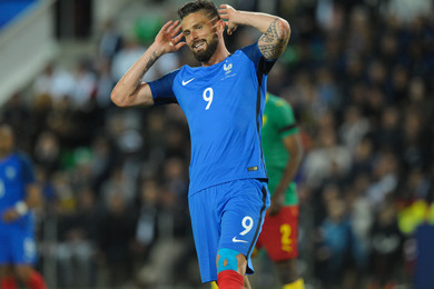 Equipe de France : mal-aim avant l'Euro, Giroud rpond sur le terrain !