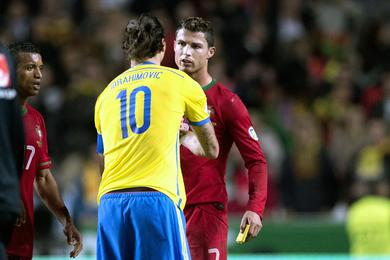 Ronaldo rend hommage  Ibrahimovic, qui ne suivra pas le Mondial...