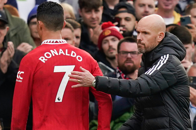 Manchester United : l'heure des explications a sonn entre Ronaldo et Ten Hag !