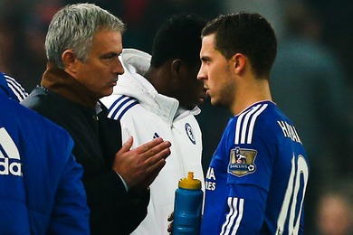 Chelsea : pour Mourinho, Hazard n'est pas taill pour jouer en numro 10