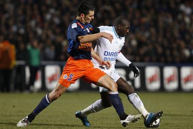 L'OM coule  Montpellier