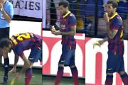 Bar�a : victime d'insultes racistes, Dani Alves fait le buzz et d�clenche un �lan de soutien...