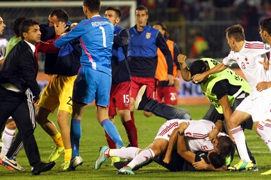 Euro 2016 : Cana et Abrashi avouent leur peur, Platini inquiet aprs les vnements survenus en Serbie !