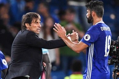 Chelsea : Diego Costa met la pression sur l'Atletico, pendant que Conte se marre...