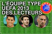 L'quipe type UEFA 2013 des lecteurs de Maxifoot