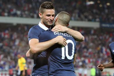 Equipe de France : le duo Benzema - Giroud titulaire et Griezmann en joker de luxe, a fonctionne !