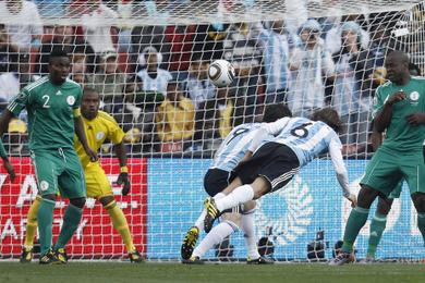 L'Argentine a contrl face au Nigeria