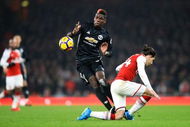 Manchester United : expuls contre Arsenal, Pogba en veut  Koscielny